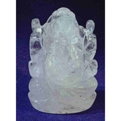 Indian Sphatik Ganesh Idol 261 Gram Certified