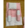 Baby Bedding Set (Premium) - 4 Piece Set Pink Colour
