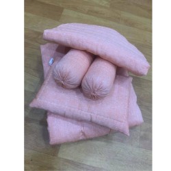 Khadi Premium Baby Bedding Set Pink