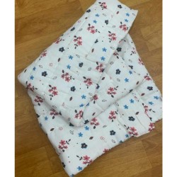Muslin Baby Blanket Flower Pattern