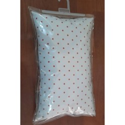 Comfortable Toddlers Pillow - Red Dots Pattern