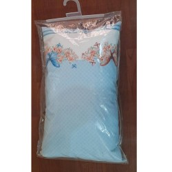 Comfortable Toddlers Pillow - Blue Butterfly Pattern