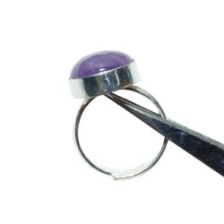 Adjustable Timeless Beauty: Amethyst Ring Collection