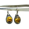 Tiger Eye Stone jewellery Set - Ring, Pendant & Earrings: Elevate Your Aura
