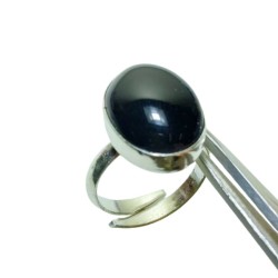 Black Tourmaline Jewellery Set - Ring, Pendent & Earring
