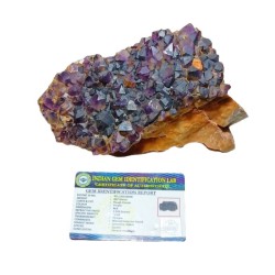 Natural Amethyst Raw Cluster & Lab- Certified 847 Grams