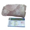 Natural Rose Quartz Raw Stone 818 Grams Certified