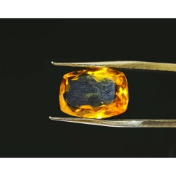 Yellow Citrine Stone 8.25 Carat Certified