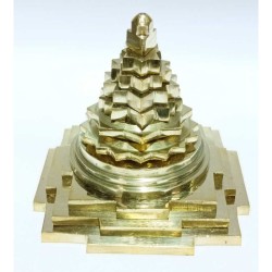 Brass Shree Yantra for Laxmi, Wealth, Prosperity - 730 gram