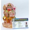 Original Rose Quartz Hanuman ji Idol & Certified 721 Gram
