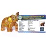 Natural Rose Quartz Elephant & Certified 133 Gram