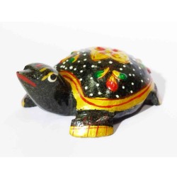 Tourmaline Tortoise (Kachwa) Figure & Certified 81 Gram