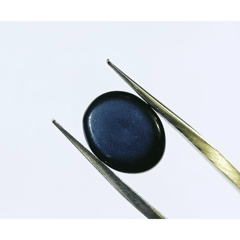 Natural Black Onyx (Oval Shape) & Lab Certified -7.25 Carat