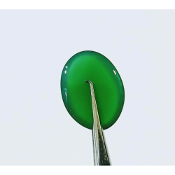 Green Onyx Gemstone, Lab Certified & Natural Onyx- 10.25 Carat