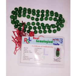 Green Aventurine Mala & Lab Certified