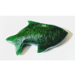 Green Aventurine Fish (1 Piece) Lab-Certified