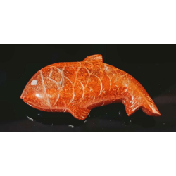 Red Jasper Fish (1 Piece) Lab-Certified