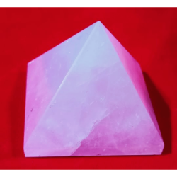 Rose Pink Quartz Pyramid, Genuine & Natural Quartz for Love Attraction