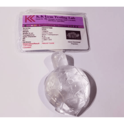 Indian Sphatik Kachua (Crystal Tortoise) & Lab Certified- 134 Gram