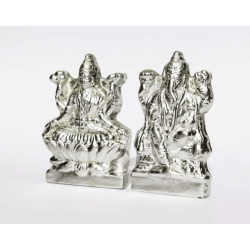 Pran-Pratishthit Parad Laxmi Ganesh Idol - 114 Gram (Lakshmi)