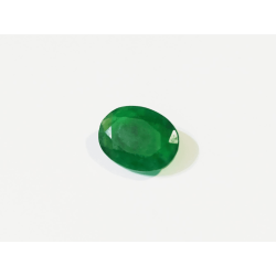 Lab- Certified Panna (Emerald Stone) in Oval Shape - 7.25 Carat