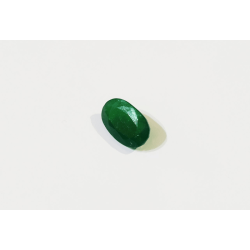 Panna (Emerald Stone) in Oval Shape - 7.25 Carat & Lab- Certified