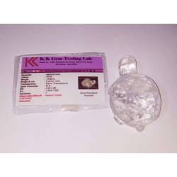 Indian Sphatik Kachua (Tortoise) & Lab Certified-126  Gram