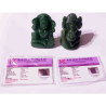 Green Aventurine Laxmi Ganesh Stone Idol -266 Gram