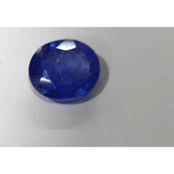 Blue Sapphire (Neelam Stone) & Certified - 7.25 Carat