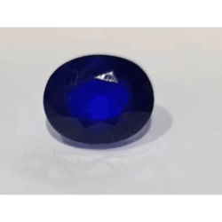 Blue Sapphire (Neelam Stone) & Certified - 6.25 Carat