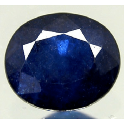Blue Sapphire (Neelam Stone) & Certified - 6.25 Carat