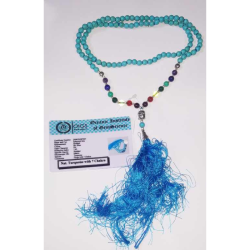 Turquoise with 7 Chakra Mala Natural & Lab-Tested