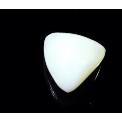 Lab Certified Triangle White Coral Stone (Moonga)   6.25 Carat