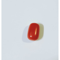 Red Coral Stone & Lab-Certified  7.25 Carat