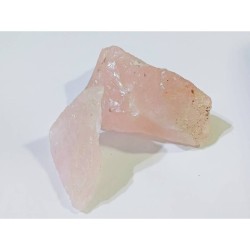 Rose Quartz 2 Pieces Natural  Raw Stone