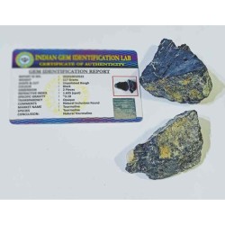 Natural Black Tourmaline 2 Pieces Raw Stone