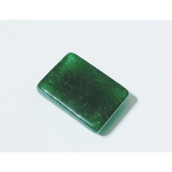 Lab -Certified Natural Aventurine square shape 17 carats