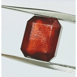 Hessonite (Gomed) Square shape Stone- 7.25 Carat