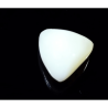 Triangle (Trikona) White Coral Stone   8.25 Carat
