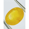 Yellow Sapphire (Pukhraj) Certified & Abhimantrit- 7.25 Carat