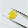 Yellow Sapphire (Pukhraj) Certified - 6.25 Carat