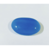 Natural Blue Onyx (Oval Shape) & Lab Certified - 3 Carat