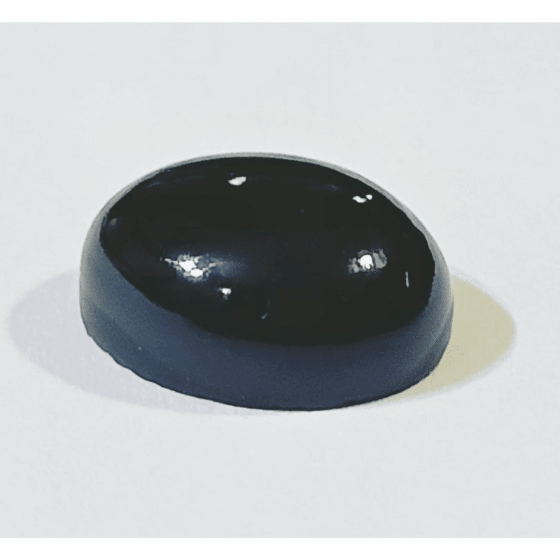 Natural Black Onyx (Oval Shape) Lab Certified &- 3.3 Carat