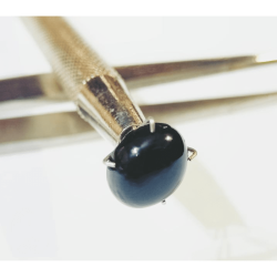 Natural Black Onyx (Oval Shape) Lab Certified &- 2.9 Carat