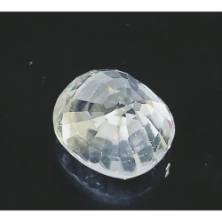 White Zircon Transparent Stone & Lab Certified 7.25 Carat