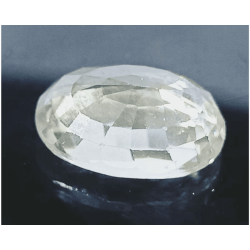 White Zircon Transparent Stone & Lab Certified 6.25 Carat