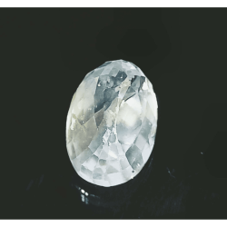 White Zircon Transparent Stone & Lab Certified 5.25 Carat