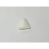 Triangle White Coral Stone (Moonga) Lab Certified   5.25 Carat