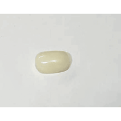 White Coral Stone (Moonga) Lab Certified  5.25 Carat