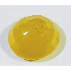 Yellow Sapphire (Pukhraj) Certified  7.25 Carat